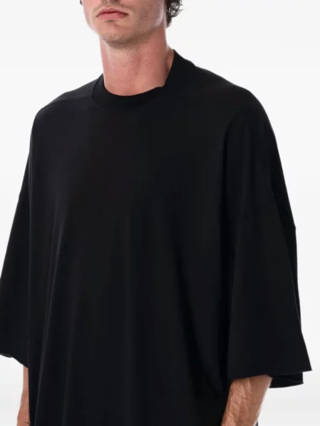 Тениска Rick Owens Drkshdw с кръгло деколте черно