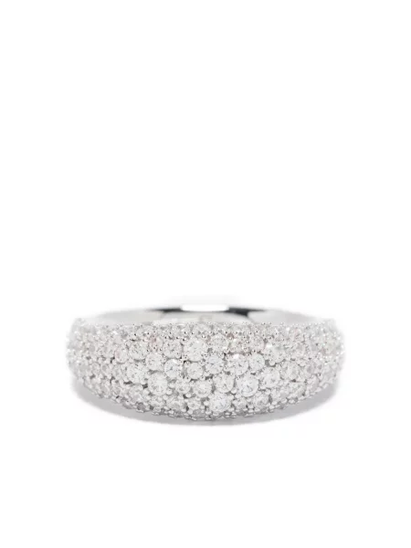 Inel Swarovski argintiu