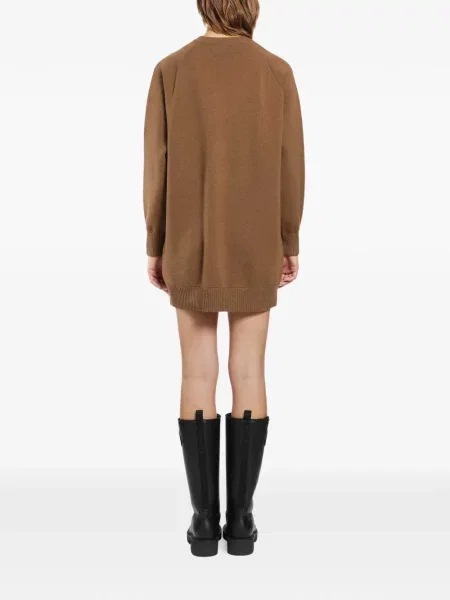 Scurt rochie Max Mara de lână maro