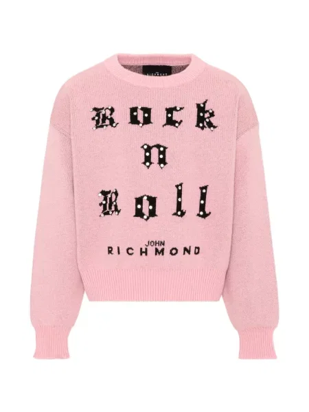 Sweter dziecięcy John Richmond różowy