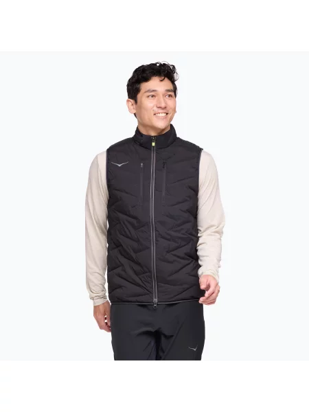 Běžecká vesta HOKA Skyfill Run black černá