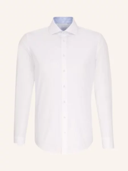 Seidensticker Koszula Biznesowa O Kroju Slim Fit weiss biała