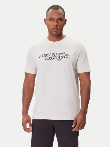Armani Exchange Póló Ekru