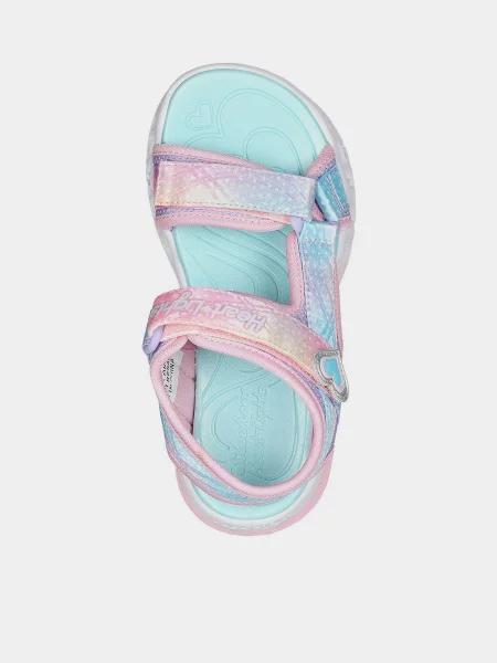 Дитячі Сандалії Skechers FLUTTER HEARTS SANDAL текстиль рожевий