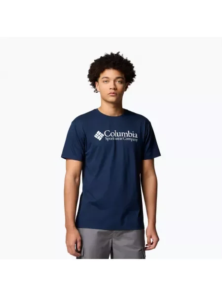 Columbia CSC Basic Logo колежанска мъжка тениска тъмносин синьо