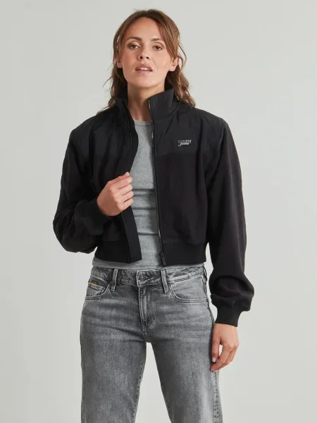 Tommy Jeans bluză uni negru