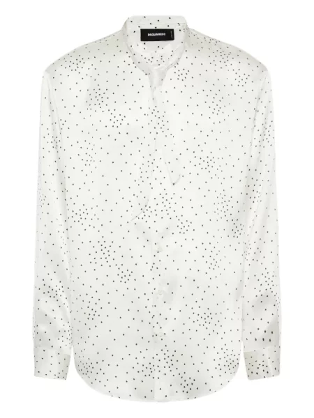 Риза Dsquared2 бяло