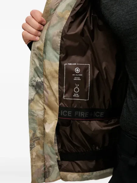 Skijaška jakna Bogner Fire+ice s kapuljačom s camo uzorkom