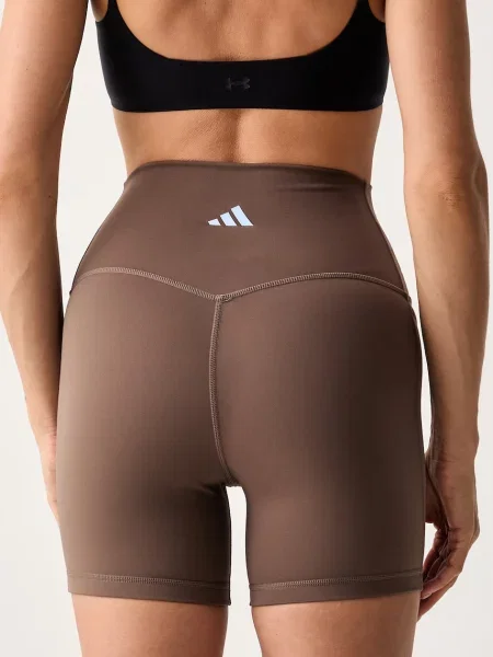 Adidas Performance шорти для йоги Three Stripes Studio