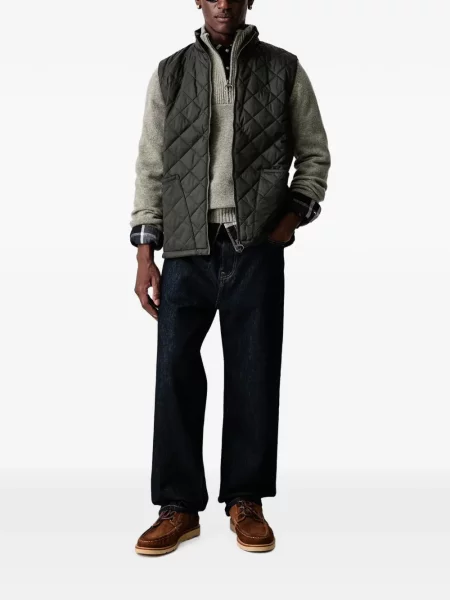 Matlasat vestă Barbour verde