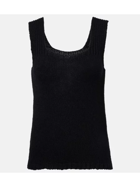 Top Khaite tricotate negru