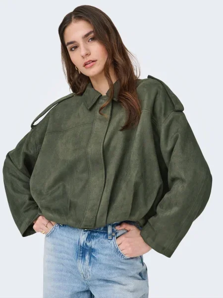 JDY Geacă de primăvară-toamnă JDYNIA' verde