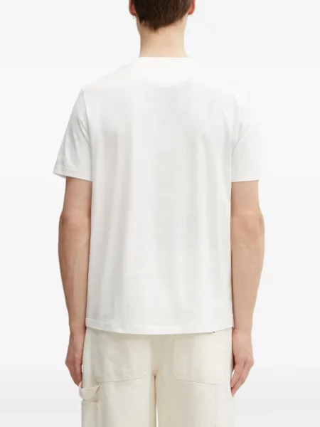 Scurt tricou Paul Smith cu imagine alb