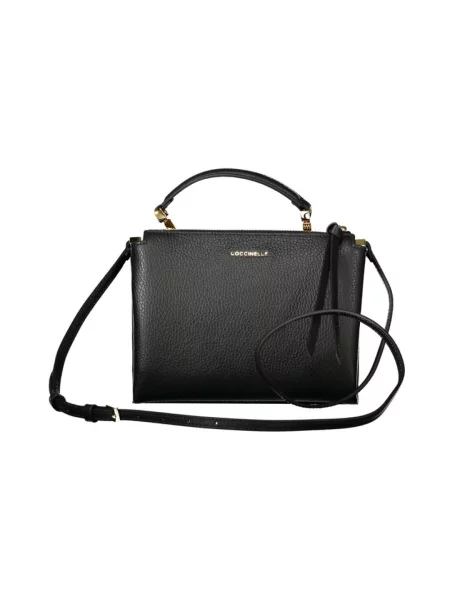 Mała torebka Coccinelle skórzana czarna