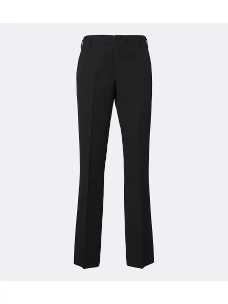 Pantaloni Prada de lână negru