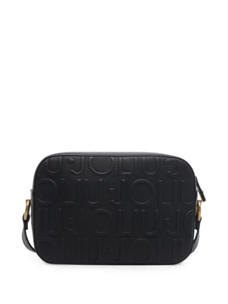 Crossbody torbica Liu Jo s autogramom crna