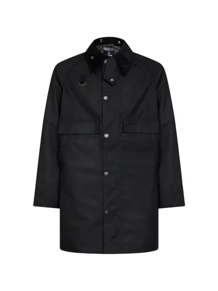 Gulerat geacă Barbour de catifea cord negru