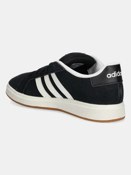 Adidas gyerek velúr sportcipő GRAND COURT fekete fehér