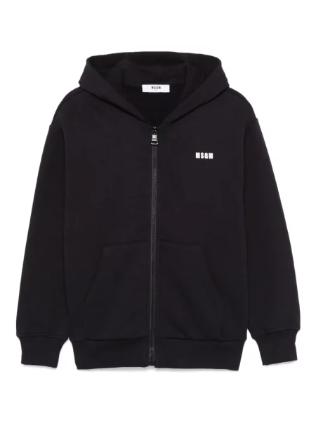 Bluza z kapturem dziecięca Msgm czarna
