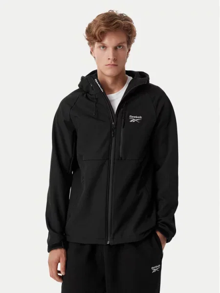 Reebok Kurtka przejściowa czarny