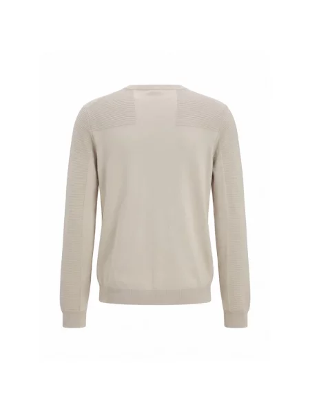 Sweter Boss wełniany beżowy