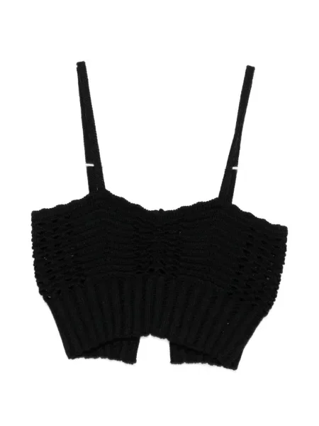 Top Forte_forte tricotate negru