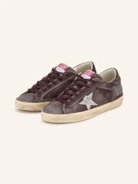 Golden Goose Tenisky Super-Star tmavě / stříbrná fialová
