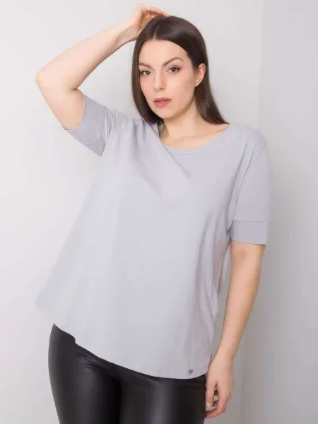 Tricou Fashionhunters gri