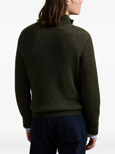 Μικρός κασκέτο Polo Ralph Lauren με χαμηλή μέση υφαίνω διαγωνίως πράσινο