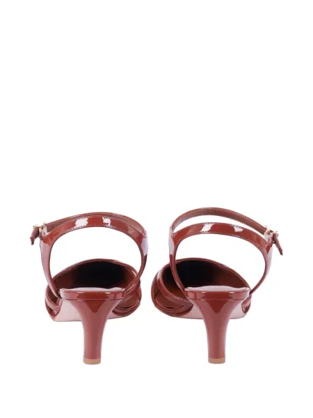 Pantofi cu toc Sergio Levantesi slingback roșu