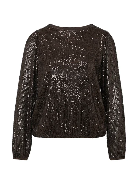 COMMA Bluza temno rjava