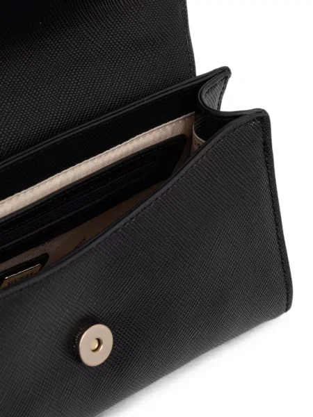 Geantă shopper Guess cu autograf negru