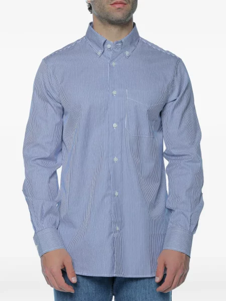 Cămașă Emporio Armani cu dungi albastru
