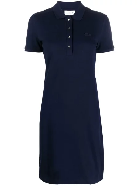 Rochie mini Lacoste scurtă de costum albastru