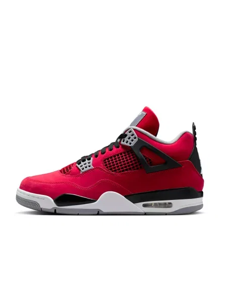 Sneakers Air Jordan 4 Retro "Toro Bravo" Fire Red/ White-Black-Cement Grey EUR alb