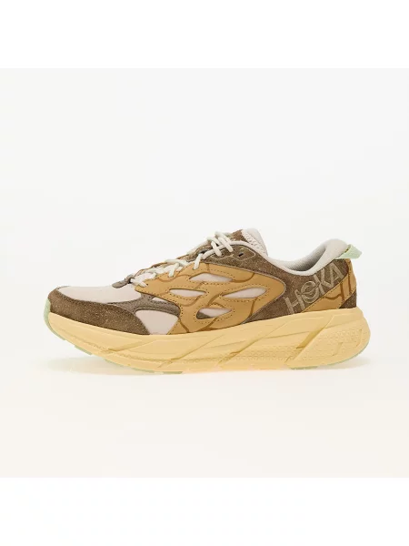 Обувки Hoka Clifton L Suede TP зелено бежово