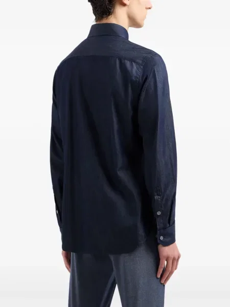 Cămașă Giorgio Armani albastru