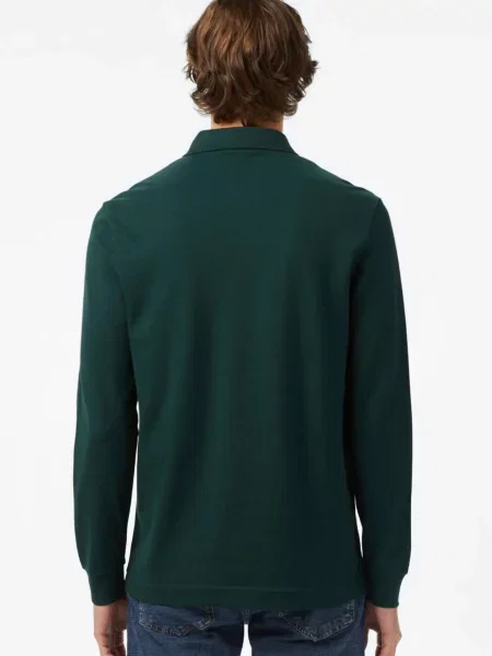 Поло Lacoste зеленое