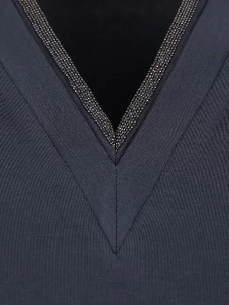 Tricou Brunello Cucinelli albastru