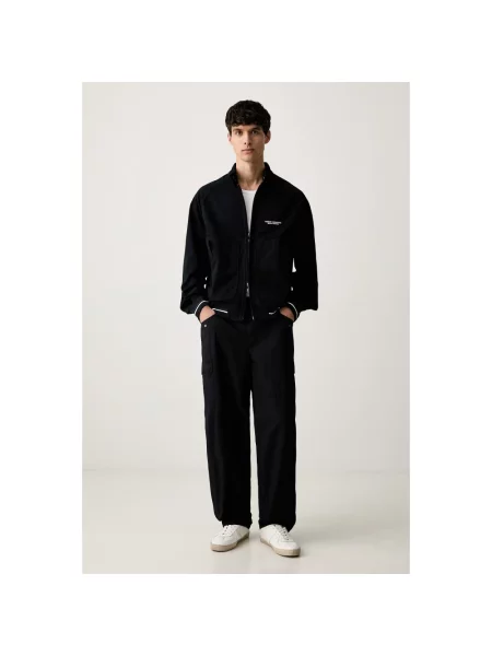 Spodnie Armani Exchange niebieskie