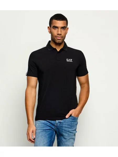 Tricou polo Ea7 negru