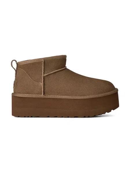 UGG Bocanci Classic Ultra Mini | piele întoarsă maro