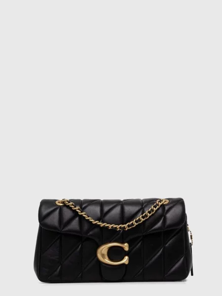 Geanta de piele Coach din piele negru