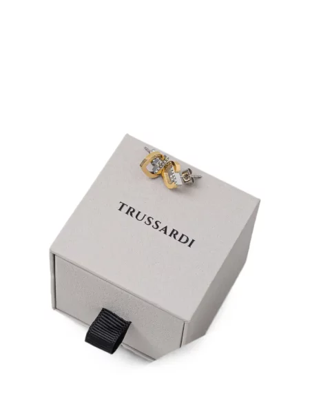 Cercei Trussardi cu motiv cu inimi
