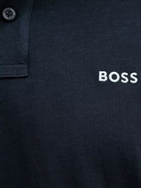 BOSS Orange поло помаранчеве