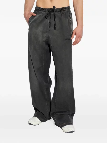 Blugi Off-white cu cordon alb