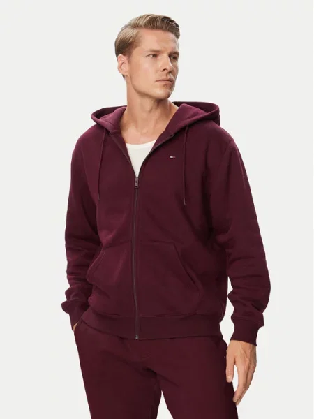 Mikina Tommy Jeans fialová
