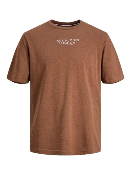 JACK & JONES Tricou JPRBLUArchie maro alb