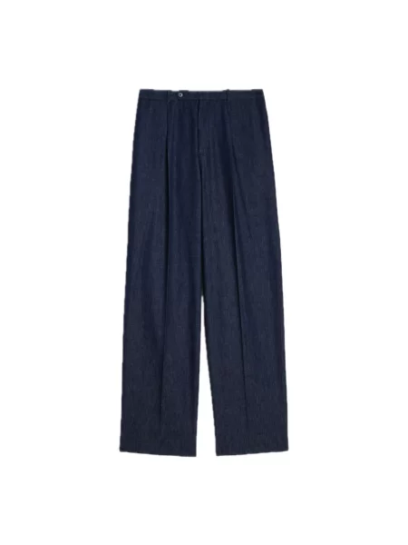 Spodnie Jil Sander niebieskie