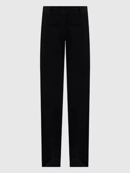 Штани з ґудзиками Marc Le Bihan чорні